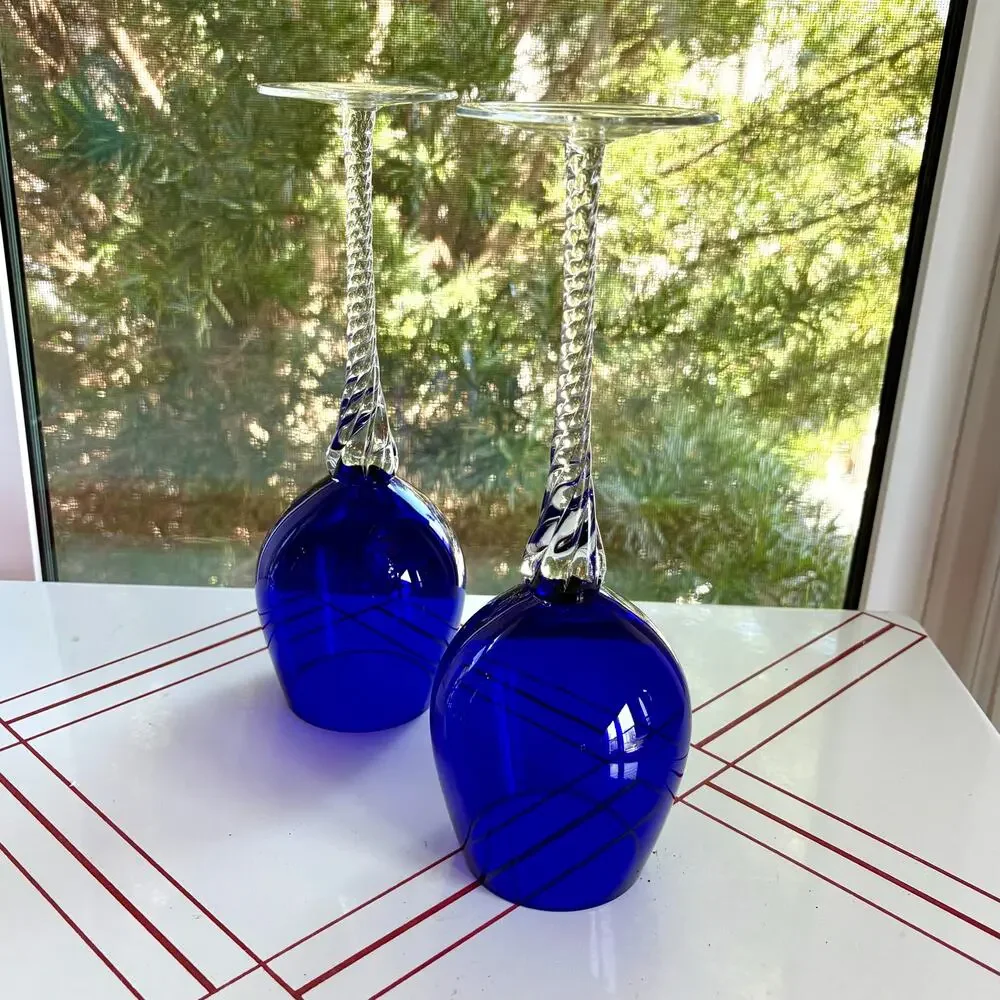 Set of 2 Cobalt Blue 11